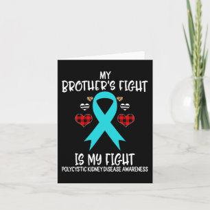 Kidney Disease Awareness Min bror kämpar mot är mi Kort