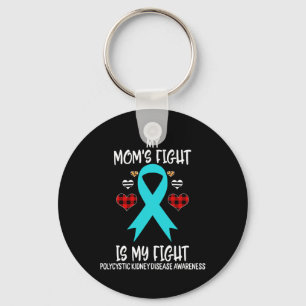 Kidney Disease Awareness Min Mamma Fight är min fi Nyckelring