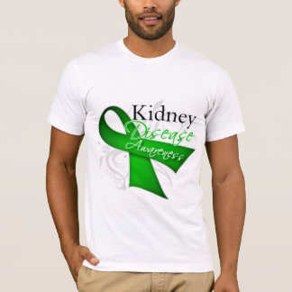 Kidney Disease Awareness Ribbon T Shirt