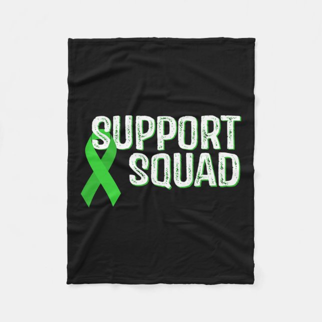 Kidney Disease Awareness Support Squad Fleecefilt (Framsidan)