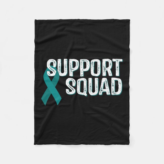 Kidney Disease Awareness Support Squad Fleecefilt (Framsidan)