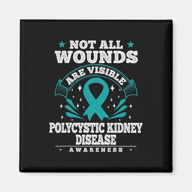 Kidney Disease Gift - Pkd Awareness Magnet (Framsidan)