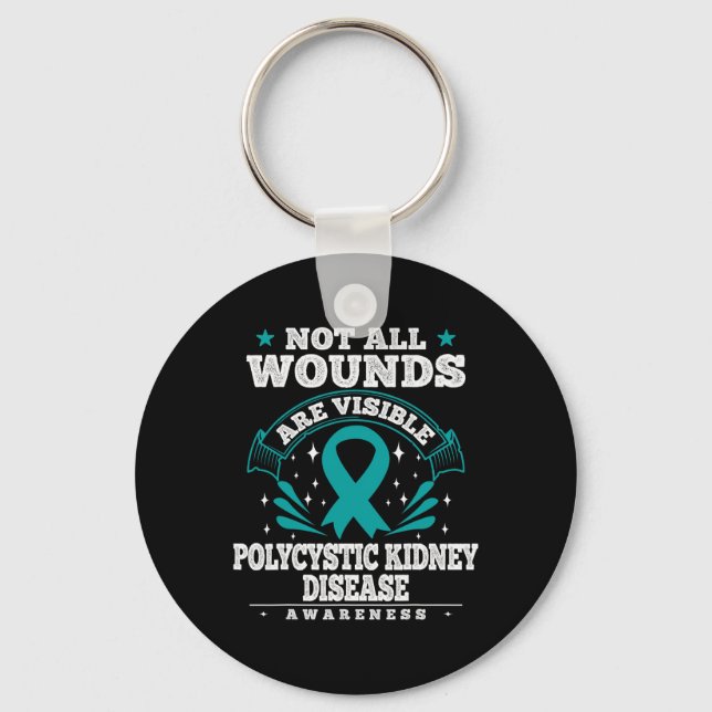 Kidney Disease Gift - Pkd Awareness Nyckelring (Framsida)