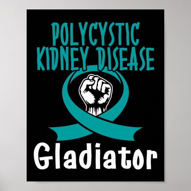 Kidney Disease Gladiator Pckd Poster (Framsidan)