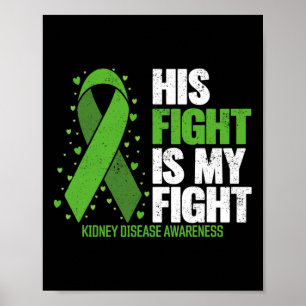 Kidney Disease Hans Fight My Fight Kidney Disease Poster
