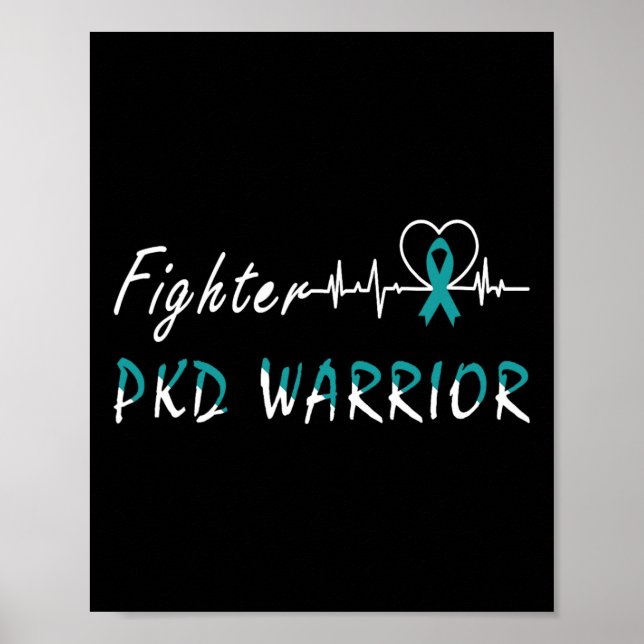 Kidney Disease PKD Warrior Support Fighter Poster (Framsidan)