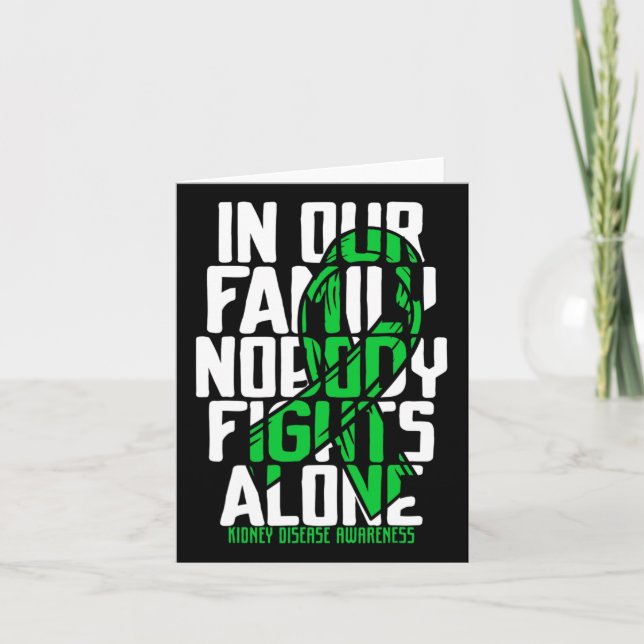 Kidney Disease Support Family Kidney Disease Medve Kort (Framsida)