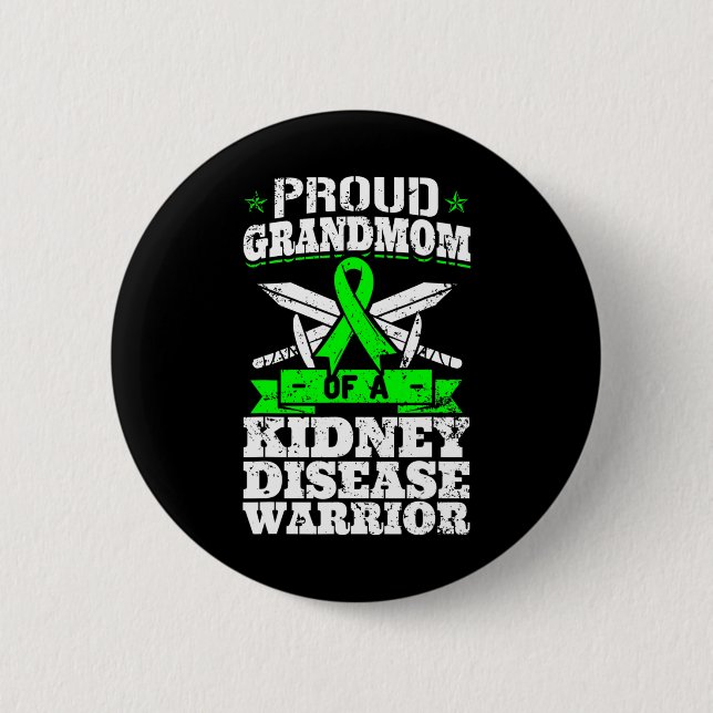 Kidney Disease Warrior Awareness Ckd Knapp (Framsida)