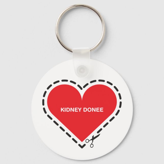 Kidney Donee Keychain Nyckelring (Framsida)