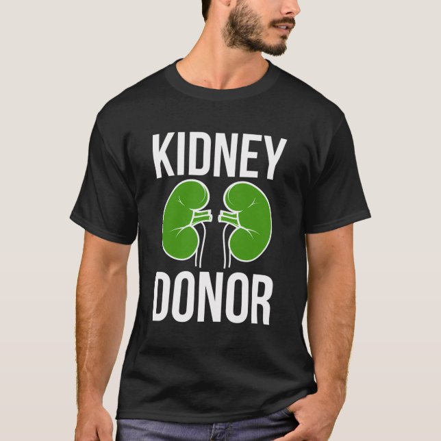 Kidney Donor Kidney Transplant Kidney Donor Awaren T Shirt (Framsida)