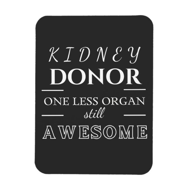 Kidney Donor Tack Magnet (Vertikal)