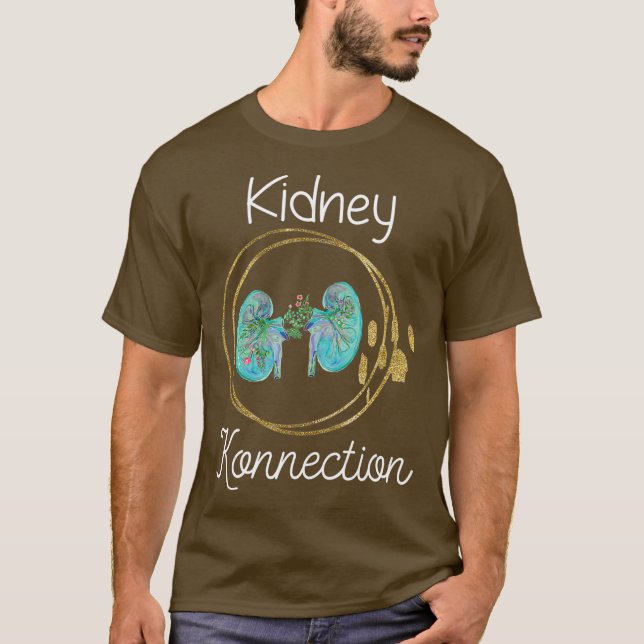 Kidney Donor Transplant Kidney Buddies for Life T Shirt (Framsida)