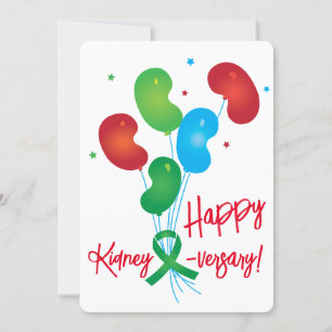 Kidney-inbjudan till Anpassade Party Inbjudningar