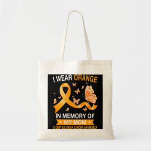 Kidney Leukemi Cancer Awareness I Bära Orange Tygkasse