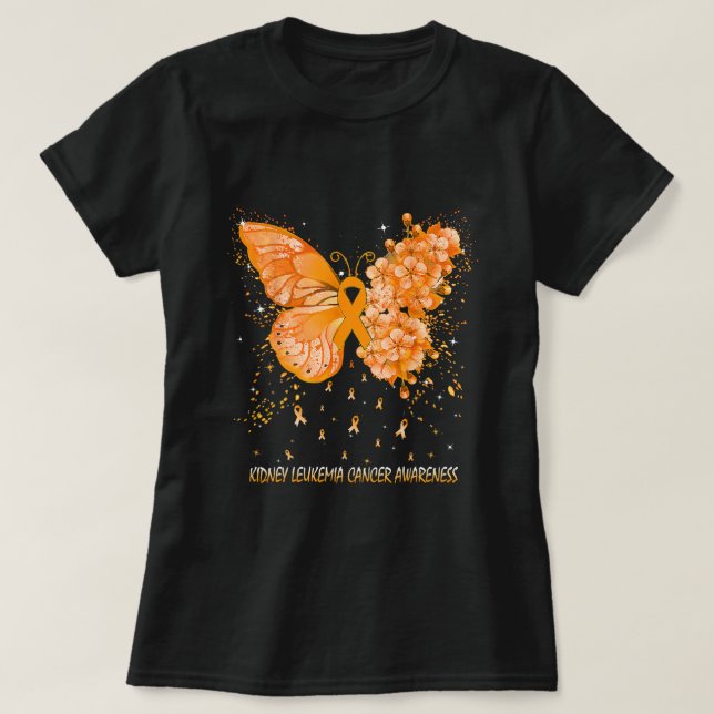 Kidney Leukemi Cancer Awareness T Shirt (Design framsida)