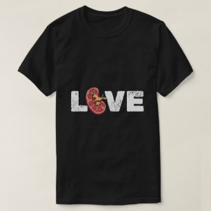 Kidney Organ Kärlek Nephrolog T Shirt