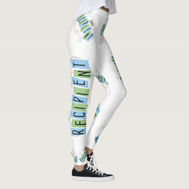 Kidney Recipient Retro Stil Leggings (Höger)