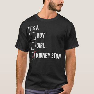 Kidney Stone Funny Checklist Gift T Shirt