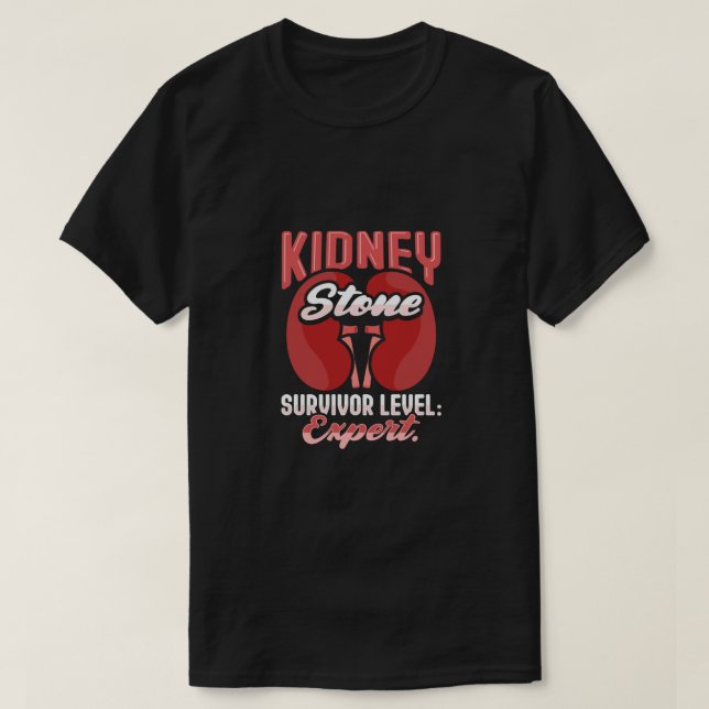 Kidney Stone Surgery Recovery T Shirt (Design framsida)