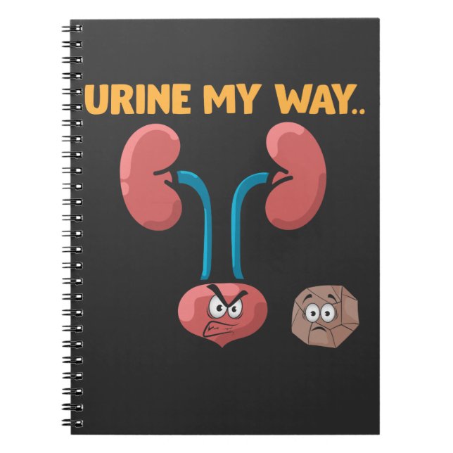 Kidney Stone Survivor Funny Surgery Recovery Humor Anteckningsbok (Framsidan)