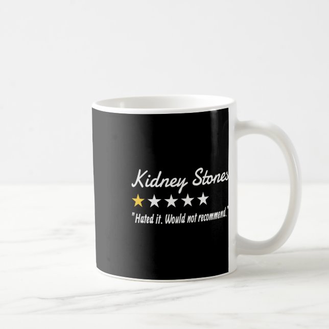 Kidney Stones 1-stjärnig recension Kaffemugg (Höger)