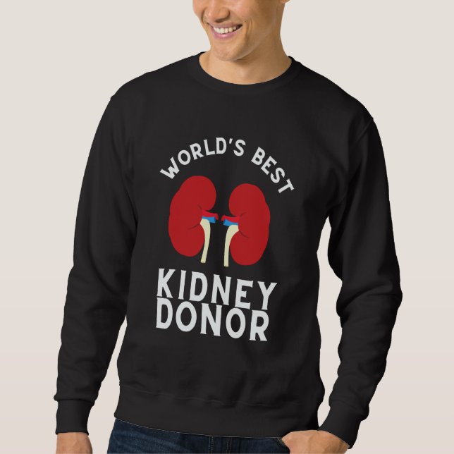 Kidney Transplant And Organ Donor Recipient  1 Lång Ärmad Tröja (Framsida)