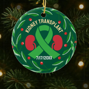 Kidney Transplant Donor Recipient jul Julgransprydnad Keramik