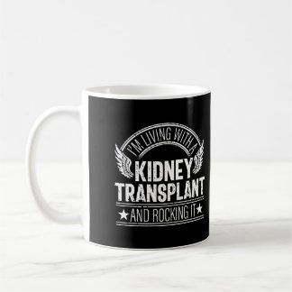 Kidney Transplant Proud Recipient Survivor Recover Kaffemugg