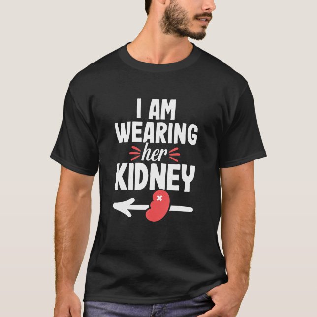 Kidney Transplant Recipient Funny Surgery Recovery T Shirt (Framsida)