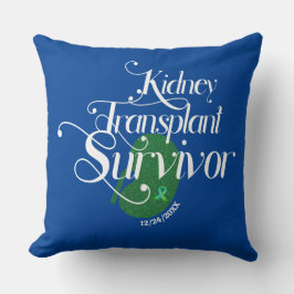 Kidney Transplant Survivor Dekorativ kudde