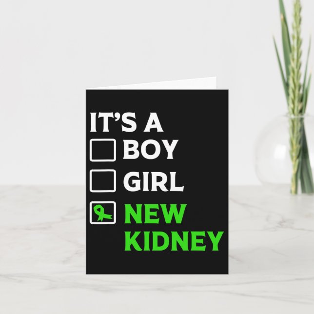 Kidney Transplant Survivor New Kidney Owner Kort (Framsida)