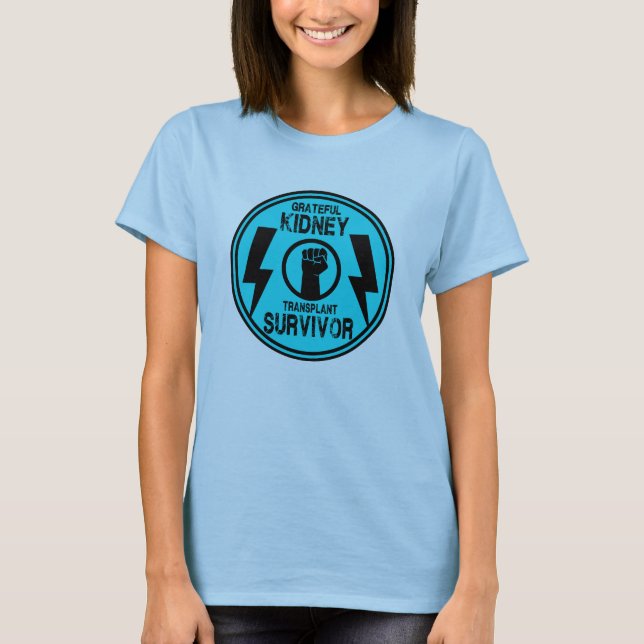 Kidney Transplant Survivor T Shirt (Framsida)