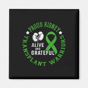Kidney Transplant Warriors lever och är tacksamma Magnet