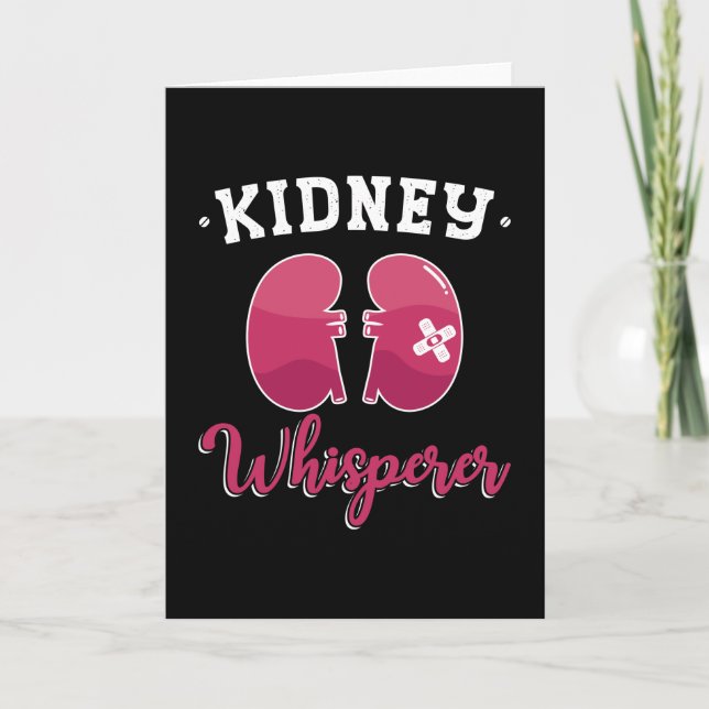 Kidney Whisperer Dialysis Nurse Nephrology Tech Kort (Framsida)