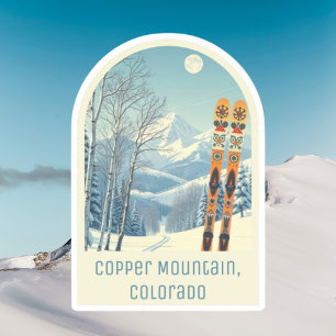 Kidorten Copper Mountain Colorado souvenir Klistermärken