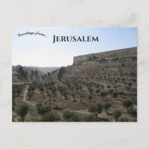 Kidron Valley Jerusalem Vykort