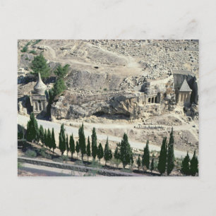 Kidron Valley vid foten av Olivberget Vykort