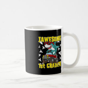 Kids 1st Klass Monster Lastbil Dinosaur Megalodon Kaffemugg