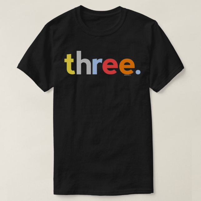 Kids 3rd Birthday  Boy 3 Age Three  Third Tshirt G T Shirt (Design framsida)