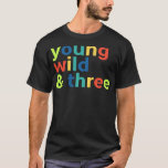 Kids 3Rd Birthday Shirt Boy - Funny Young Vild Th T<br><div class="desc">Barn 3Rd Birthday Shirt Boy - Funny Young Vild Tre</div>