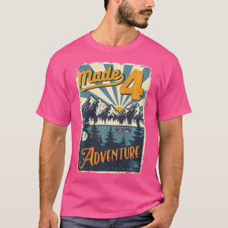 Kids 4e födelsedagen Camping Themed Party gjorde f T Shirt