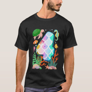 Kids 4e födelsedagen Fish Tetra Aquarium Underwate T Shirt