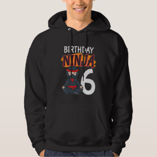 Kids 6e-årsdagen av nyårsdagen för martialkonst hoodie