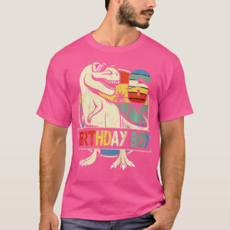 Kids 6e Birthday Boy Dino Rex Dinosaur Boys Matc T Shirt