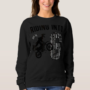 Kids 6e Birthday Dirt Bike Party Motocross sex år T Shirt