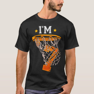 Kids 7:e Birthday Basketball Shirt Jag är 7 Boy Gi T