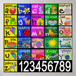 Kids ABC Poster