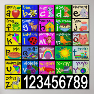 Kids ABC Poster