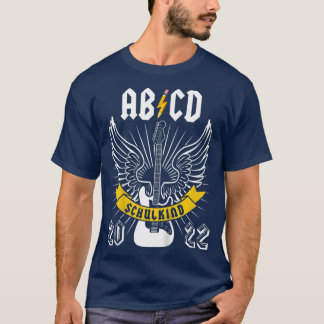 Kids ABCD Rocker Music Guitar School Child 2022 Bo T Shirt