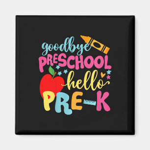 Kids Adjö Preschool Back to school Magnet